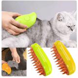 3-in-1 Silicone Pet Steam Brush - PetEss